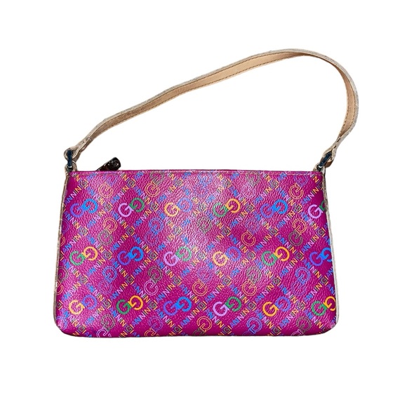 Barbie Pink Vintage Giannini Small Shoulder Bag 90s Y2K - Picture 2 of 8